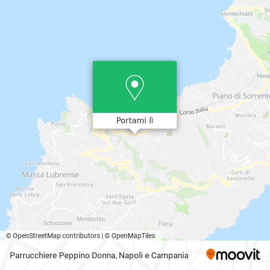 Mappa Parrucchiere Peppino Donna