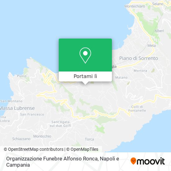 Mappa Organizzazione Funebre Alfonso Ronca