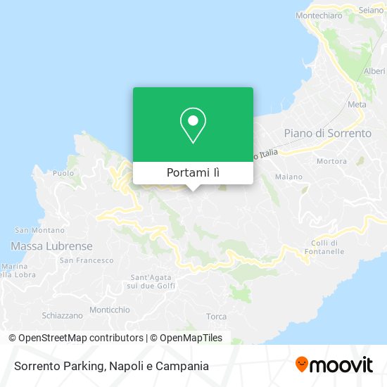 Mappa Sorrento Parking