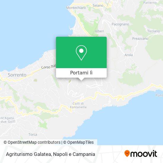 Mappa Agriturismo Galatea