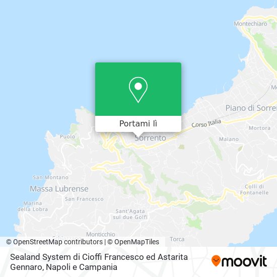 Mappa Sealand System di Cioffi Francesco ed Astarita Gennaro