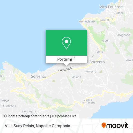 Mappa Villa Susy Relais