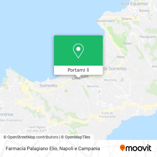 Mappa Farmacia Palagiano Elio