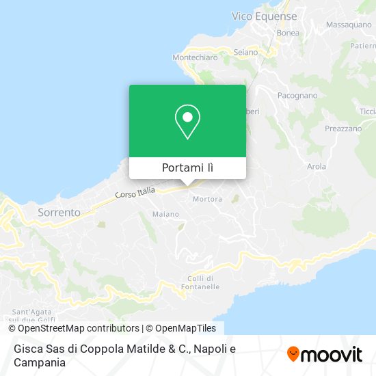 Mappa Gisca Sas di Coppola Matilde & C.