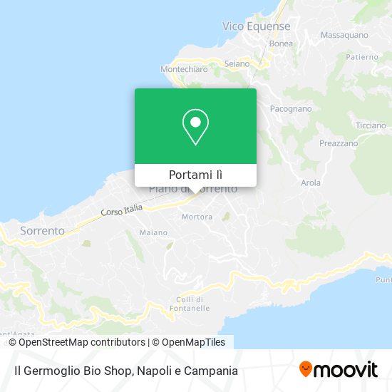 Mappa Il Germoglio Bio Shop