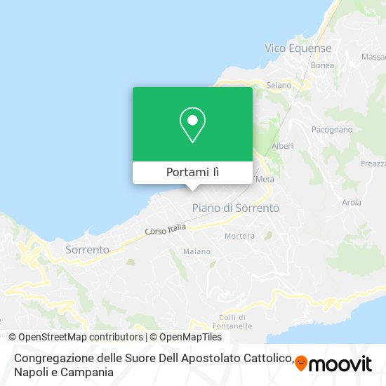 Mappa Congregazione delle Suore Dell Apostolato Cattolico