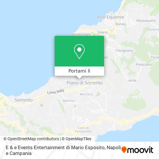 Mappa E & e Events Entertainment di Mario Esposito