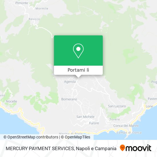 Mappa MERCURY PAYMENT SERVICES