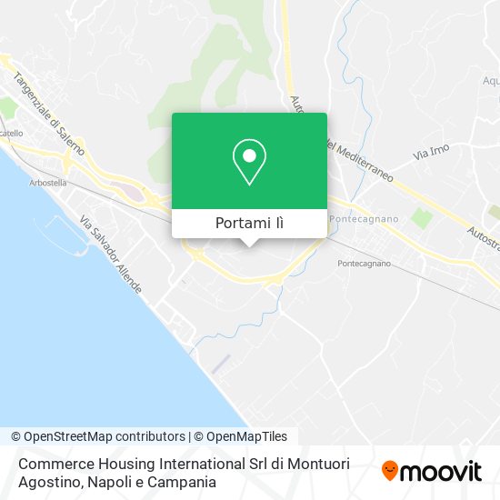 Mappa Commerce Housing International Srl di Montuori Agostino