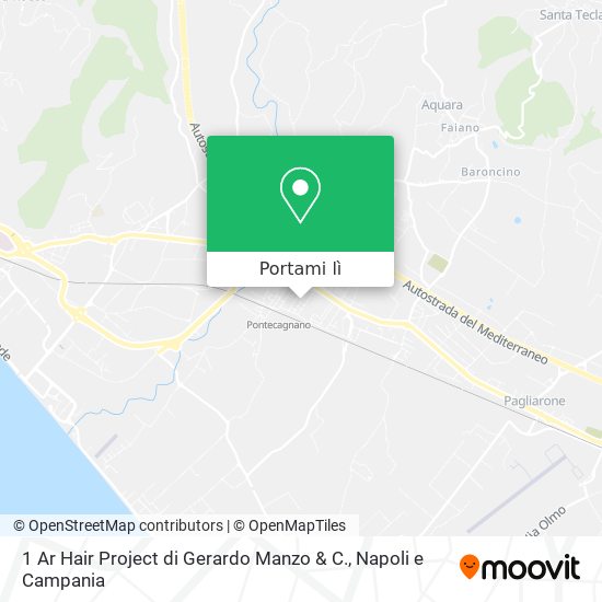 Mappa 1 Ar Hair Project di Gerardo Manzo & C.