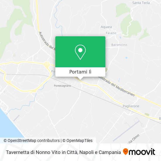 Mappa Tavernetta di Nonno Vito in Città