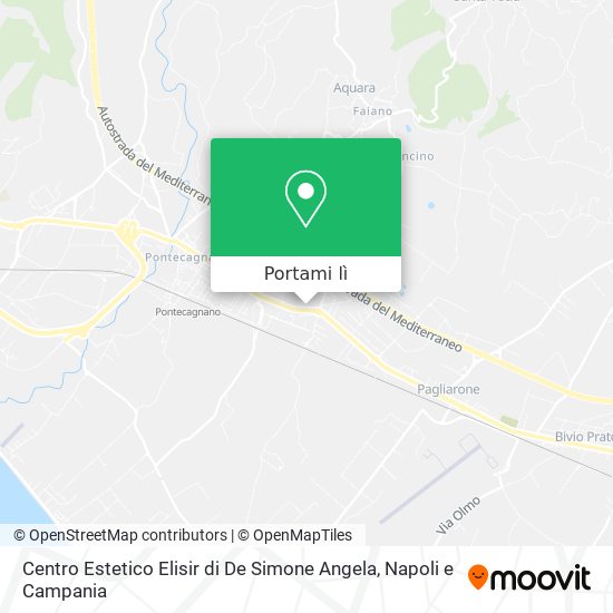 Mappa Centro Estetico Elisir di De Simone Angela