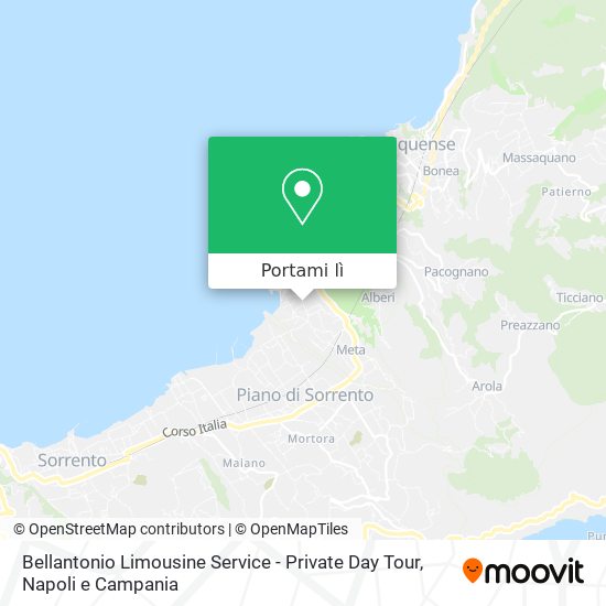 Mappa Bellantonio Limousine Service - Private Day Tour