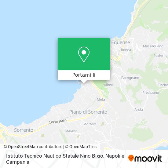 Mappa Istituto Tecnico Nautico Statale Nino Bixio