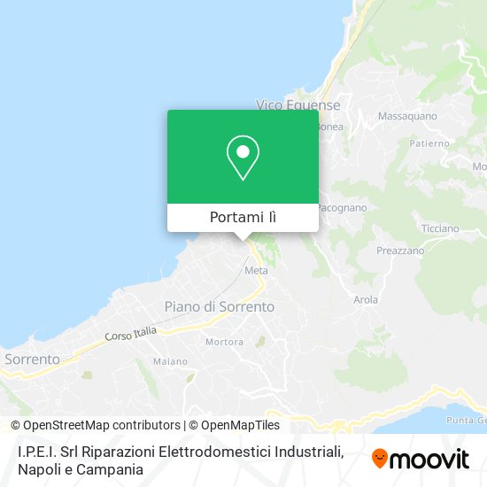 Mappa I.P.E.I. Srl Riparazioni Elettrodomestici Industriali