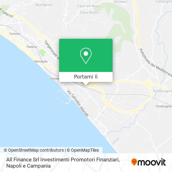 Mappa All Finance Srl Investimenti Promotori Finanziari