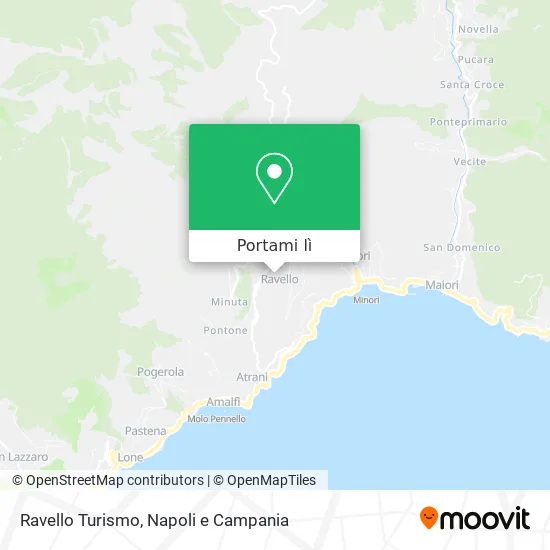 Mappa Ravello Turismo