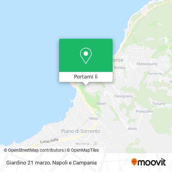 Mappa Giardino 21 marzo