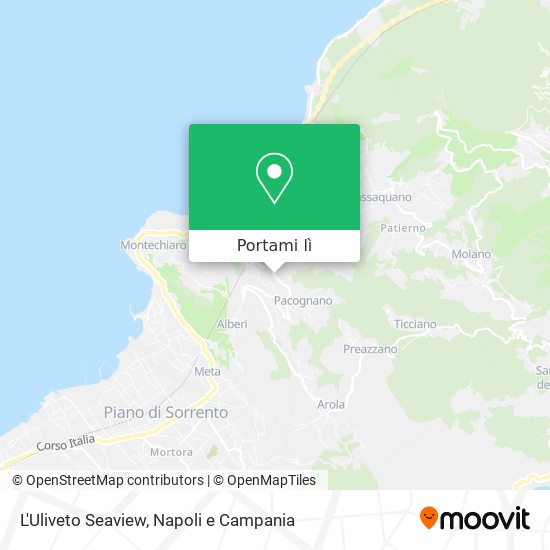 Mappa L'Uliveto Seaview