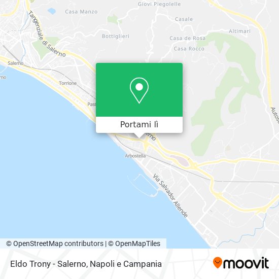 Mappa Eldo Trony - Salerno