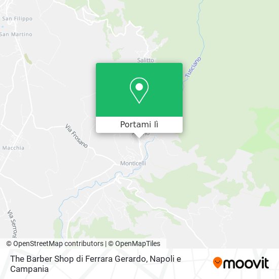 Mappa The Barber Shop di Ferrara Gerardo