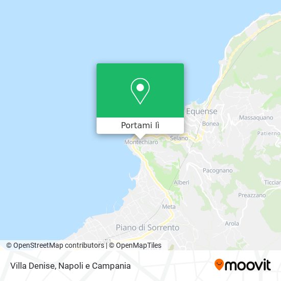 Mappa Villa Denise