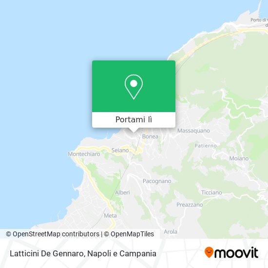 Mappa Latticini De Gennaro