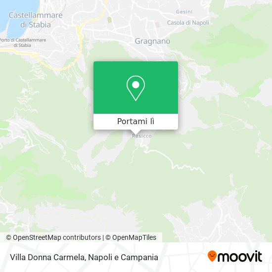 Mappa Villa Donna Carmela