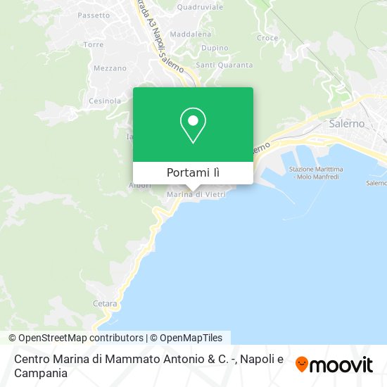 Mappa Centro Marina di Mammato Antonio & C. -