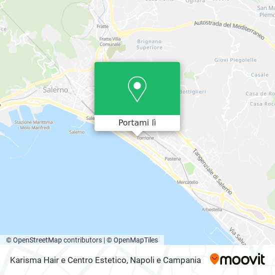 Mappa Karisma Hair e Centro Estetico