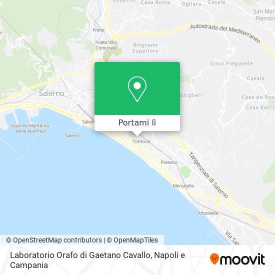 Mappa Laboratorio Orafo di Gaetano Cavallo