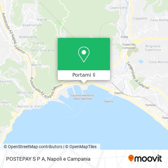 Mappa POSTEPAY S P A