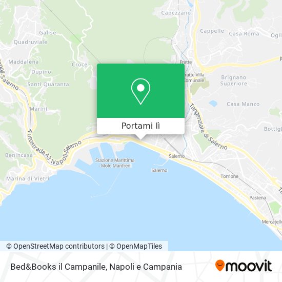 Mappa Bed&Books il Campanile