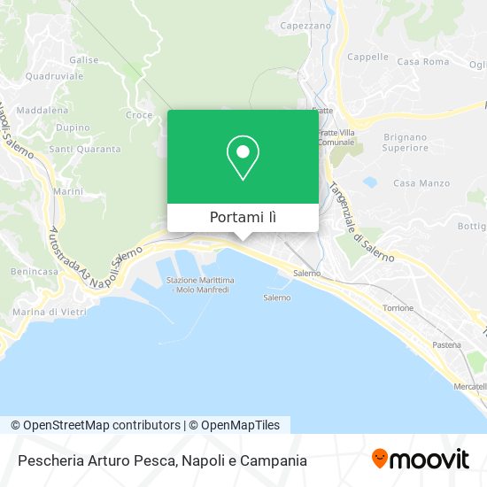 Mappa Pescheria Arturo Pesca