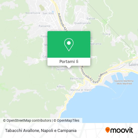 Mappa Tabacchi Avallone