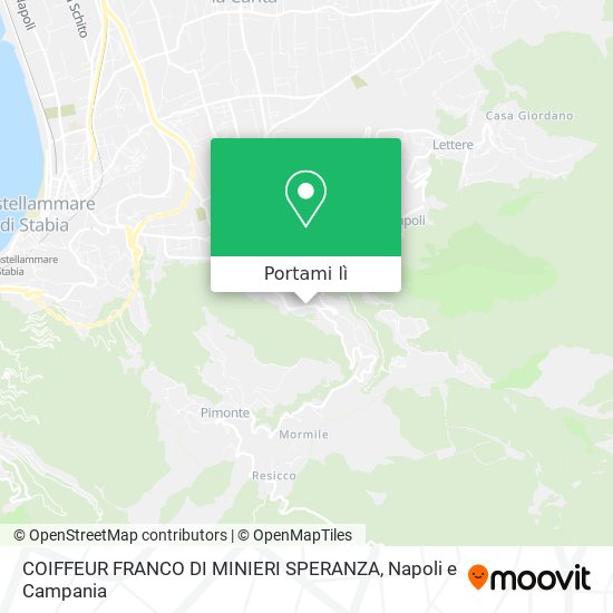 Mappa COIFFEUR FRANCO DI MINIERI SPERANZA