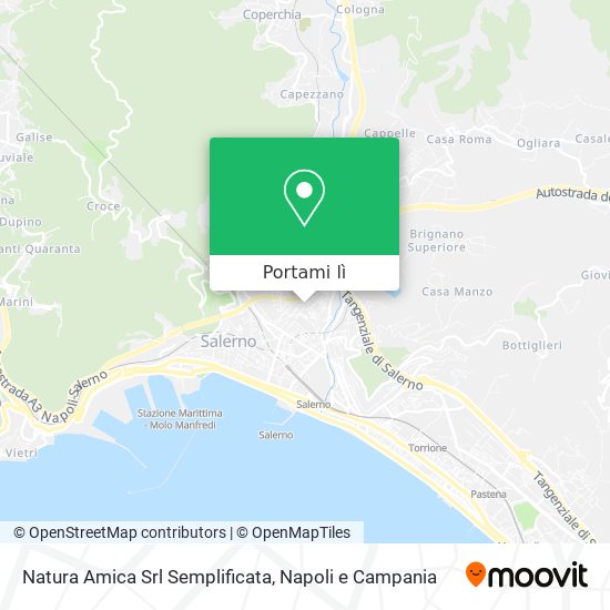 Mappa Natura Amica Srl Semplificata