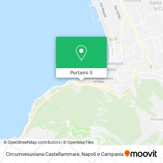 Mappa Circumvesuviana-Castellammare