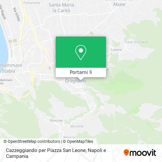 Mappa Cazzeggiando per Piazza San Leone