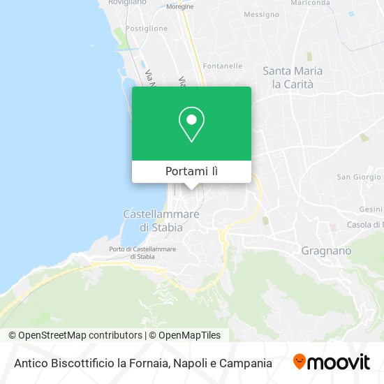 Mappa Antico Biscottificio la Fornaia