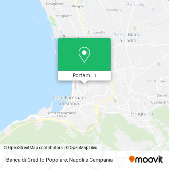 Mappa Banca di Credito Popolare