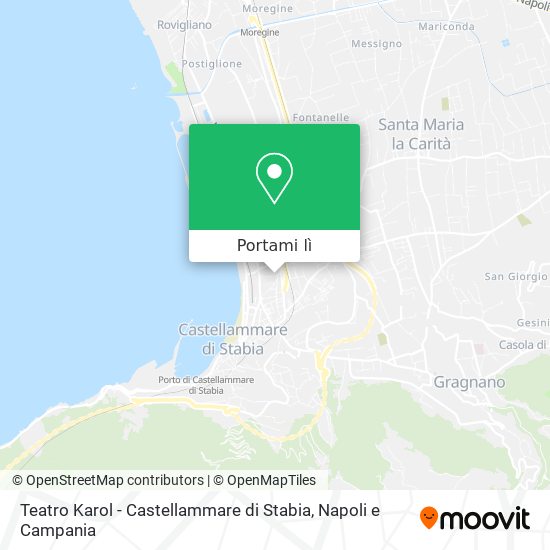 Mappa Teatro Karol - Castellammare di Stabia
