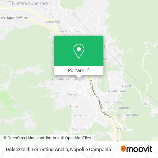 Mappa Dolcezze di Ferrentino Anella