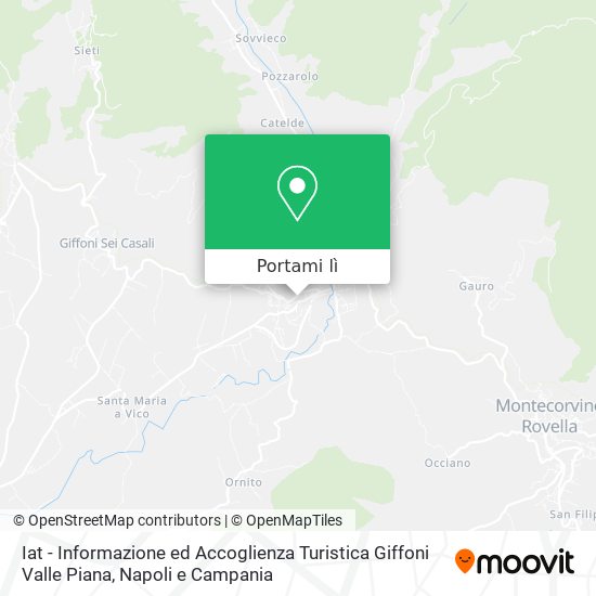 Mappa Iat - Informazione ed Accoglienza Turistica Giffoni Valle Piana