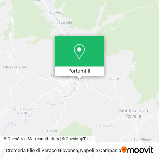 Mappa Cremeria Elio di Verace Giovanna