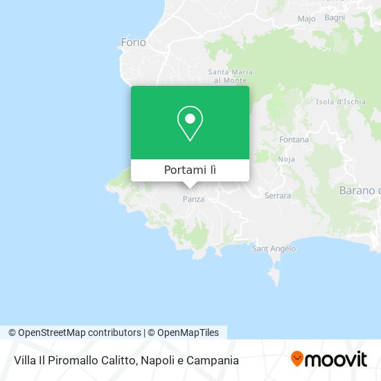 Mappa Villa Il Piromallo Calitto