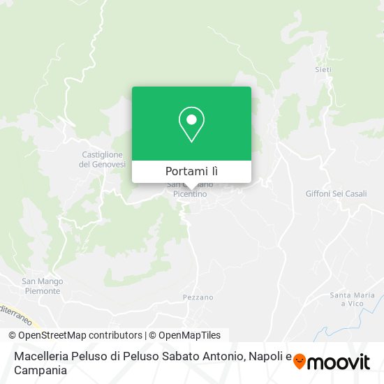 Mappa Macelleria Peluso di Peluso Sabato Antonio