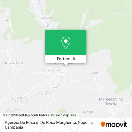 Mappa Agenzia De Rosa di De Rosa Margherita