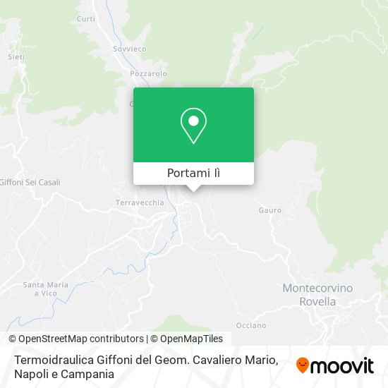 Mappa Termoidraulica Giffoni del Geom. Cavaliero Mario