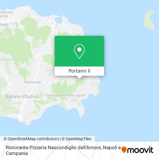Mappa Ristorante Pizzeria Nascondiglio dell'Amore